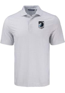Cutter and Buck Minnesota United FC Grey Pike Diamond Dot Big and Tall Polo