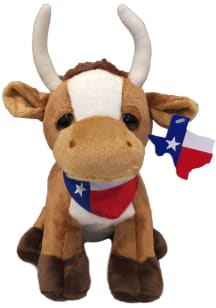 Texas Cute Longhorn Plush - Brown