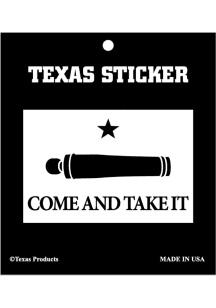 Texas Come and Take It Stickers - White