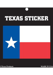 Texas State Flag Stickers - White