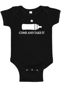 Texas Baby Black Come and Take It Short Sleeve One Piece