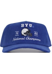 No Rivals BYU Cougars Vintage Natty Cord Adjustable Hat - Blue