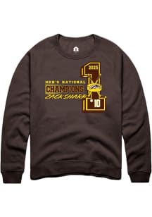 Zack Sharp Western Michigan Broncos Mens Brown NIL 2025 National Champions Player Crew