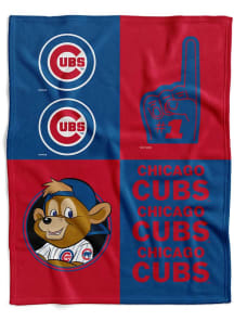 Chicago Cubs Domino Swaddle Baby Blanket