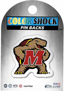 Maryland Terrapins Souvenir Mini Acrylic Pin - Red