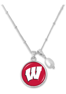 Wisconsin Badgers  Necklace