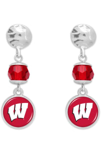 Wisconsin Badgers  Womens Earrings