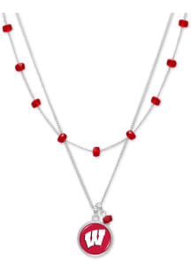 Wisconsin Badgers  Necklace
