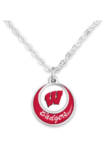 Wisconsin Badgers  Necklace
