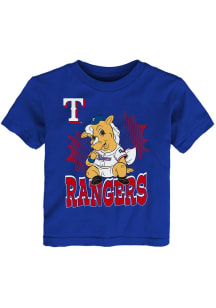 Rangers Captain Texas Rangers Infant Mascot 3.0 Short Sleeve T-Shirt Blue
