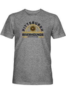 Pittsburgh Riverhounds SC Ash Team Arc Vintage Triblend Short Sleeve Fashion T Shirt