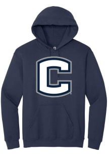 Summit Sportswear UConn Huskies Mens Navy Blue Alt Logo Secondary Long Sleeve Hoodie