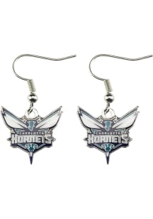 Charlotte Hornets Logo Dangle Womens Earrings