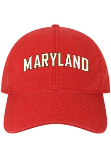 Legacy Maryland Terrapins EZA Twill Adjustable Adjustable Hat - Red