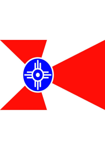 Wichita City Garden Flag - White