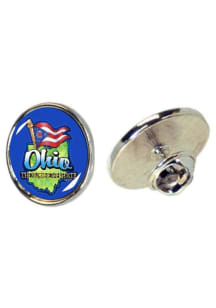 Ohio Souvenir Team Logo Pin - Green