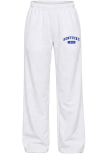 Hype and Vice Kentucky Wildcats Womens Varsity White Sweatpants