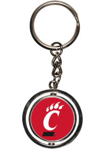 Cincinnati Bearcats Double Sided Spinner Keychain - Red