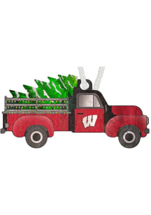 Wisconsin Badgers Wood Truck Decor