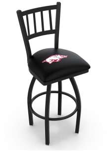 Arkansas Razorbacks Swivel Counter Pub Stool - Black