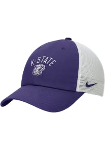 Nike K-State Wildcats Vintage Unstructured Club Trucker Adjustable Hat - Purple