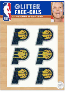 Indiana Pacers 6pk Glitter Tattoo