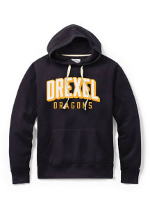League Drexel Dragons Mens White L2 Long Sleeve Hoodie