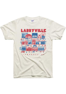 Charlie Hustle Lawrence White Larryville Short Sleeve Fashion T Shirt
