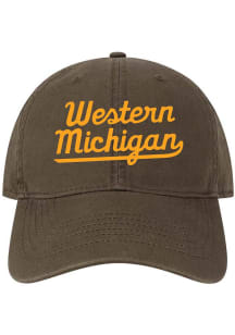 Western Michigan Broncos EZA Twill Adjustable Adjustable Hat - Brown