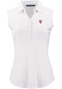 Cutter and Buck Wake Forest Demon Deacons Womens White Vault Forge Eco Polo Shirt