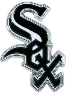 Chicago White Sox Metal Car Emblem - Black