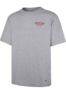47 Texas Tech Red Raiders Grey Constantine Foundation Short Sleeve Fashion T Shirt