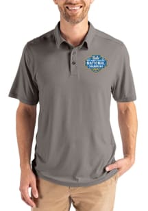 Cutter and Buck UCLA Bruins Mens Graphite 2026 WBB Champions Coastline Eco Short Sleeve Polo