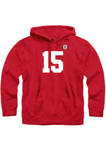 Dylan Raiola Nebraska Cornhuskers Red Football Name and Number Short Sleeve Player T Shirt