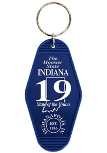 Indiana Motel Keychain - Blue