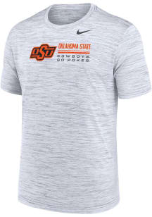 Nike Oklahoma State Cowboys White Velocity Legend Short Sleeve T Shirt