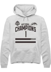 Kirk Laursen Western Michigan Broncos Mens White NIL 2025 National Champions Shirzee Player Hood