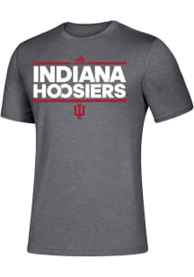 Adidas Indiana Hoosiers Charcoal Creator Short Sleeve T Shirt