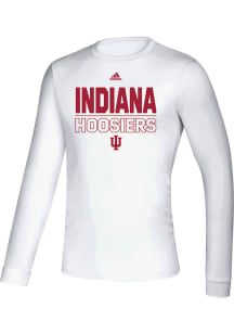 Adidas Indiana Hoosiers White Creator Edition Series Long Sleeve T-Shirt