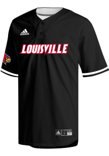 Adidas Louisville Cardinals Mens Black Replica Baseball Jersey