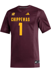 Adidas Central Michigan Chippewas Maroon Replica Football Jersey