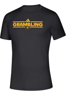 Adidas Grambling State Tigers Black Creator Short Sleeve T Shirt