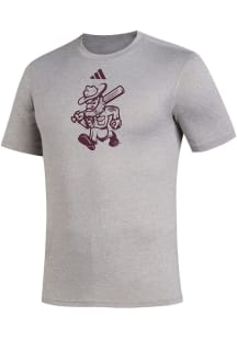 Adidas Texas A&M Aggies Grey Creator Baseball Ol Sarge Short Sleeve T Shirt