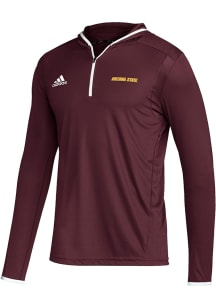 Adidas Arizona State Sun Devils Mens Maroon Team Issue Wordmark Hood