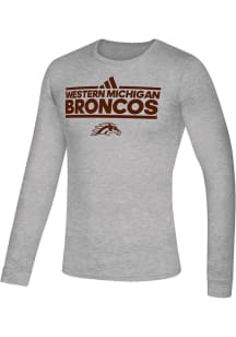 Adidas Western Michigan Broncos Grey Creator Dassler Long Sleeve T-Shirt