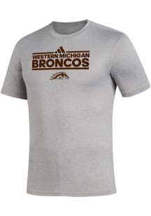 Adidas Western Michigan Broncos Grey Creator Dassler Short Sleeve T Shirt