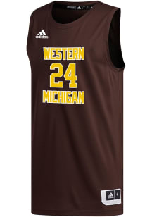 Adidas Western Michigan Broncos Brown Replica Design Jersey