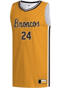 Adidas Western Michigan Broncos Gold Hot Hand Jersey