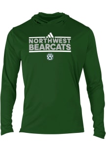 Adidas Northwest Missouri State Bearcats Mens Green 0 Primary Logo Hood