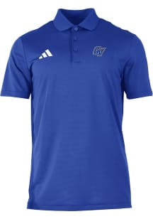 Adidas Grand Valley State Lakers Mens Royal Blue 0 Ottoman Short Sleeve Polo